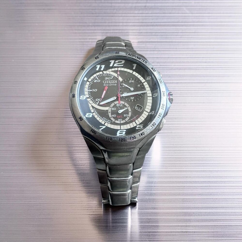 Citizen Eco-Drive Chronograph, model H570-S024251 (working)